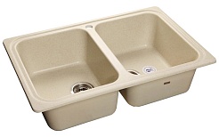 Granfest Мойка кухонная Standart GF-S780K Бежевый – фотография-1